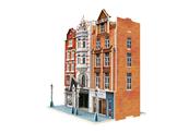 Puzzle bâtiment 3D "Maisons d'habitation et magasins"