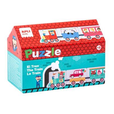 Puzzle maisonnette Train