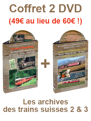 Coffret Archives des trains suisses  - 2 & 3 