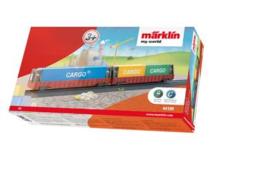 MyWorld : Wagons Porte-Conteneurs (Coffret 2 Wagons)