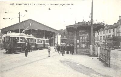 Port marly depot Tramways