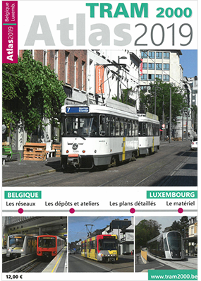 TRAM 2000. Atlas 2019 Belgique/Luxembourg 