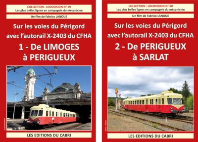 Pack DVD : Locovision N°59 & 60 - Limoges - Périgueux - Sarlat