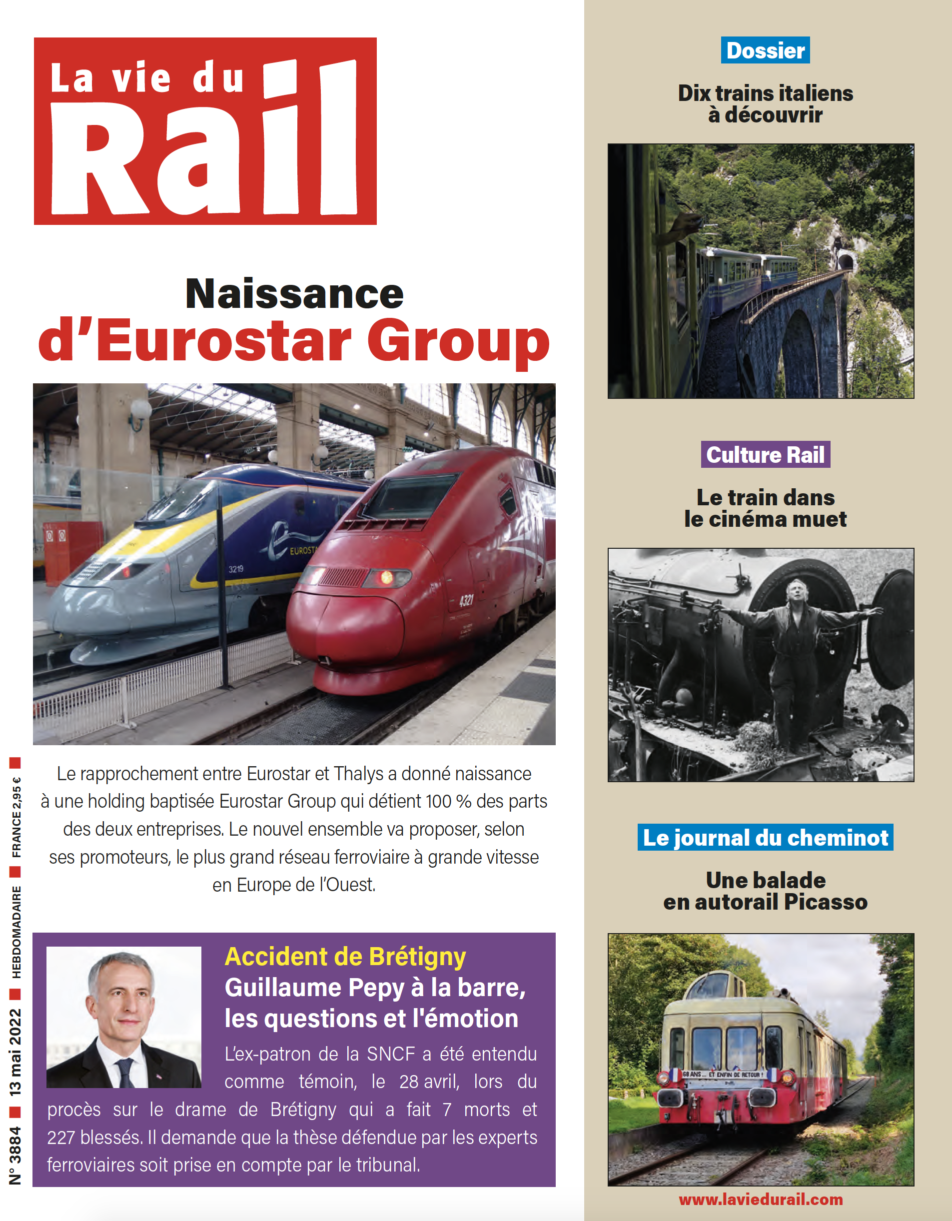 La Vie du Rail (hebdomadaire) N°3884