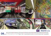 Calendrier 2025 – Le métro européen