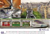 Calendrier 2025 – Le métro européen