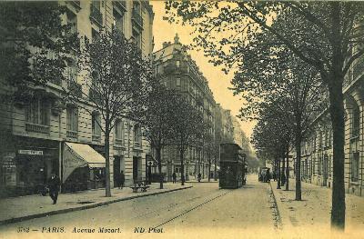 Paris avenue Mozart