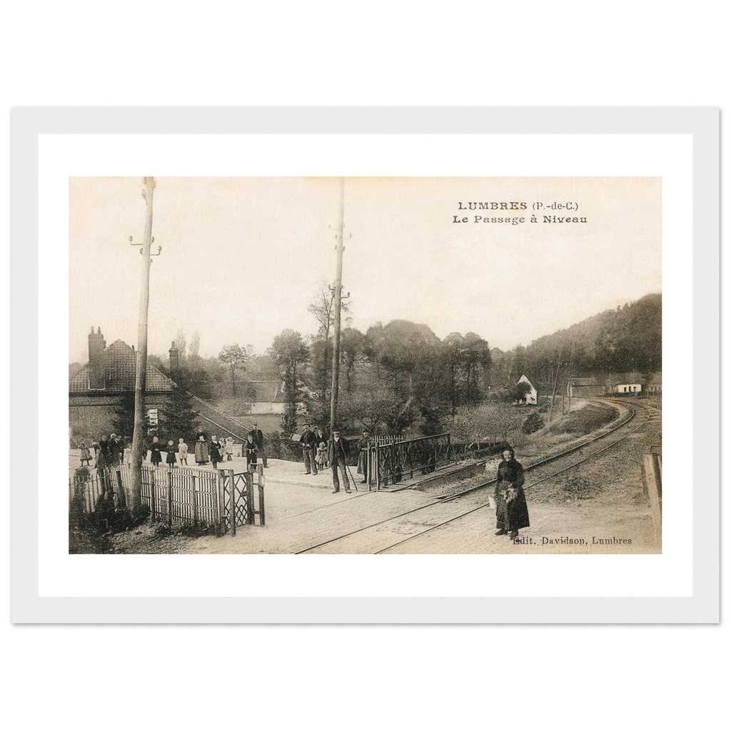Lumbres (P-de-C) - Le passage a niveau