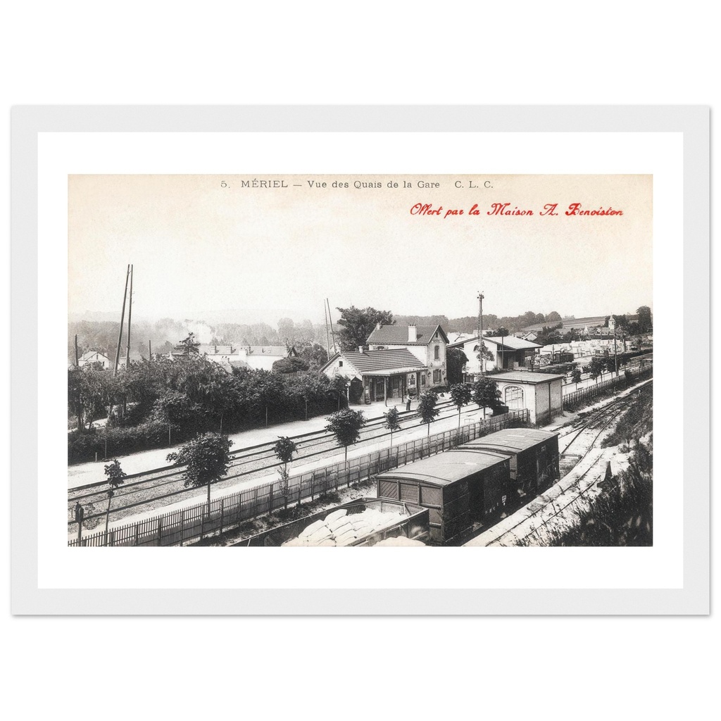 Meriel - Vue des quais de la Gare