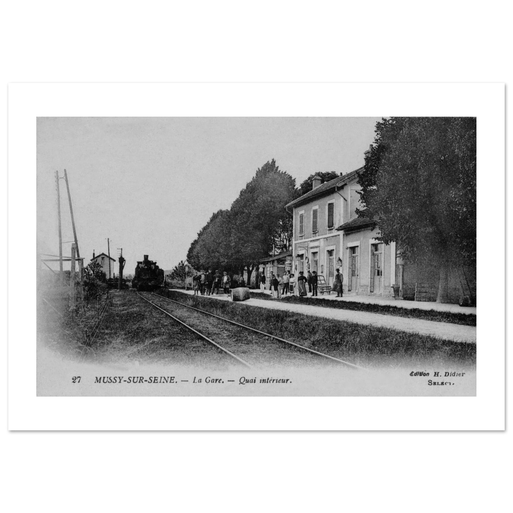 Mussey-sur-Seine - La Gare vue interieure
