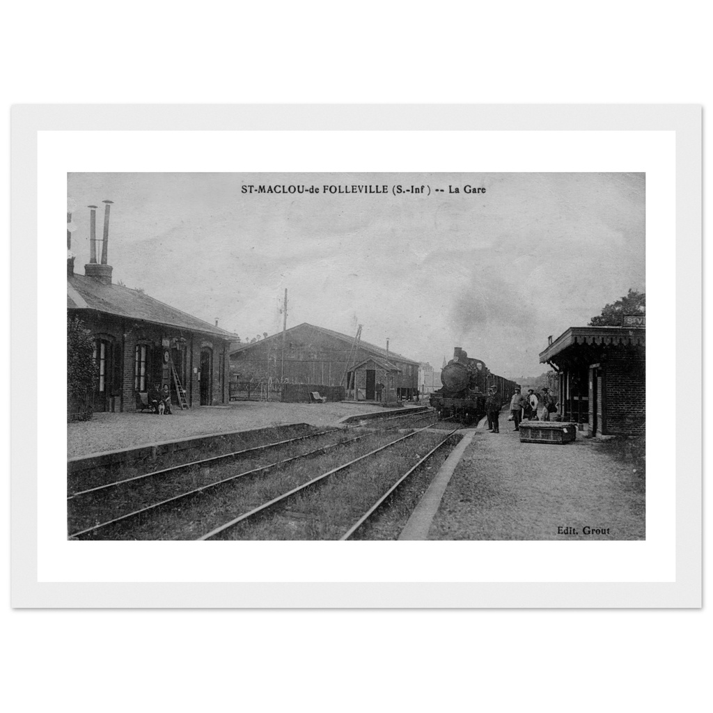 Saint-Maclou-de-Folleville - (La gare)