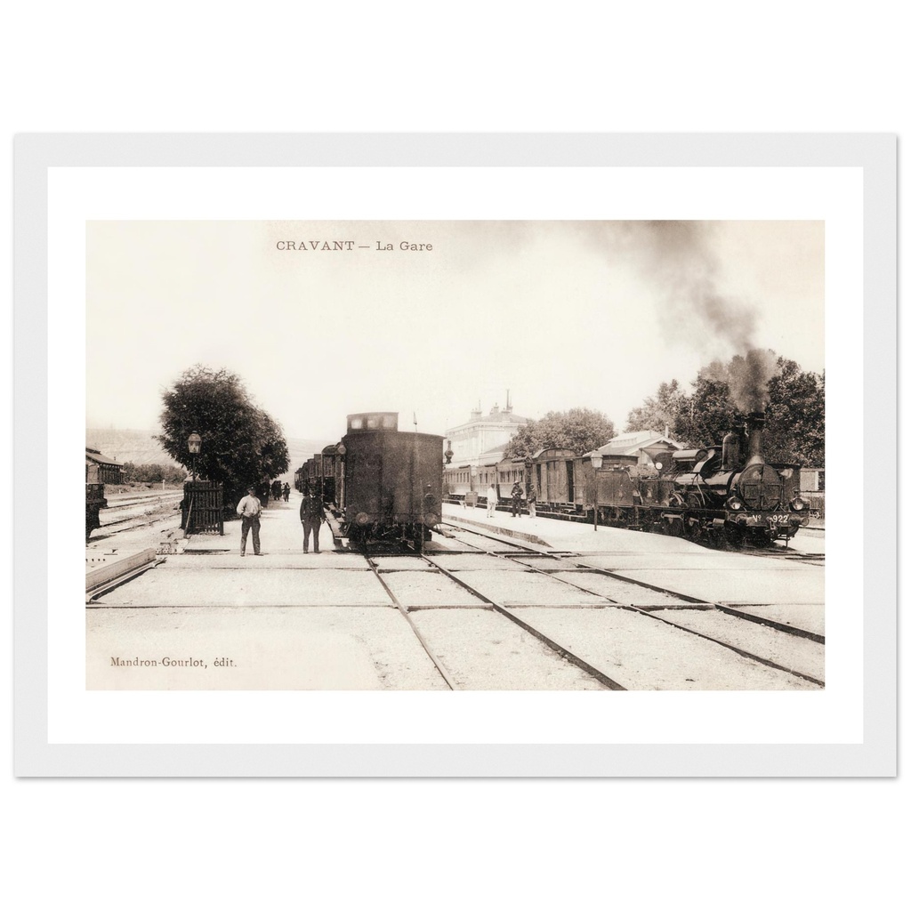 Cravant - la gare