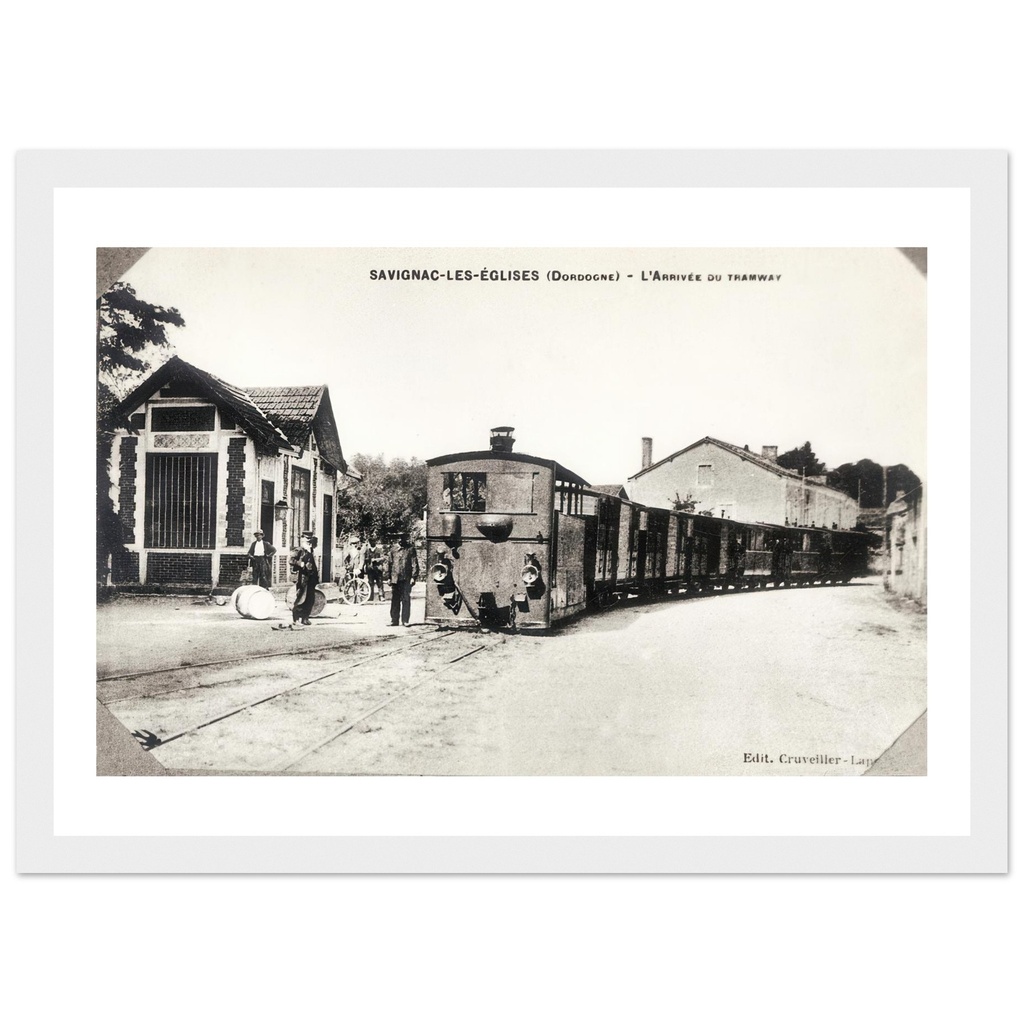 Savignac-les-Eglises - L'arrivee de tramways