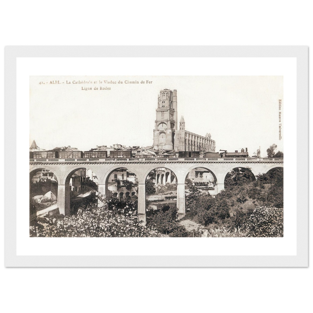 Albi - Cathédrale et viaduc