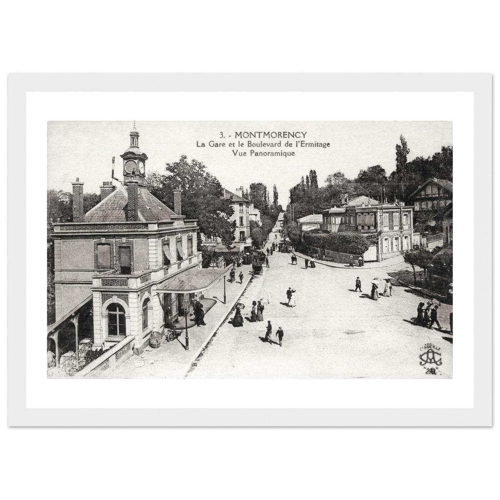 Montmorency - La Gare et le Boulevard de l Ermitage - Vue Panoramique