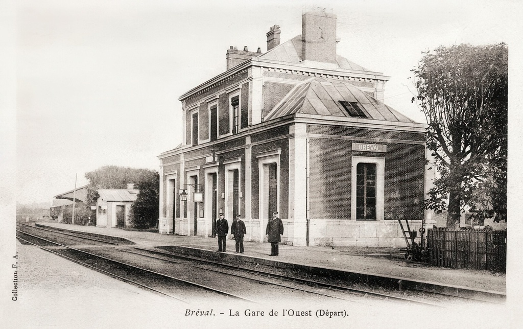 Bréval - La Gare de l'Ouest