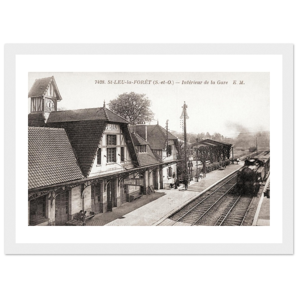 st-leu-la-Foret (S et O) - Interieur de la Gare
