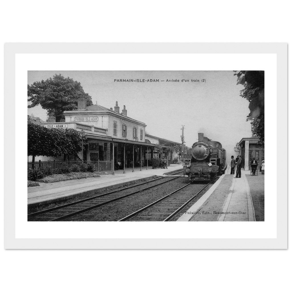 Parmain-Isle-Adam - Arrivée d un Train