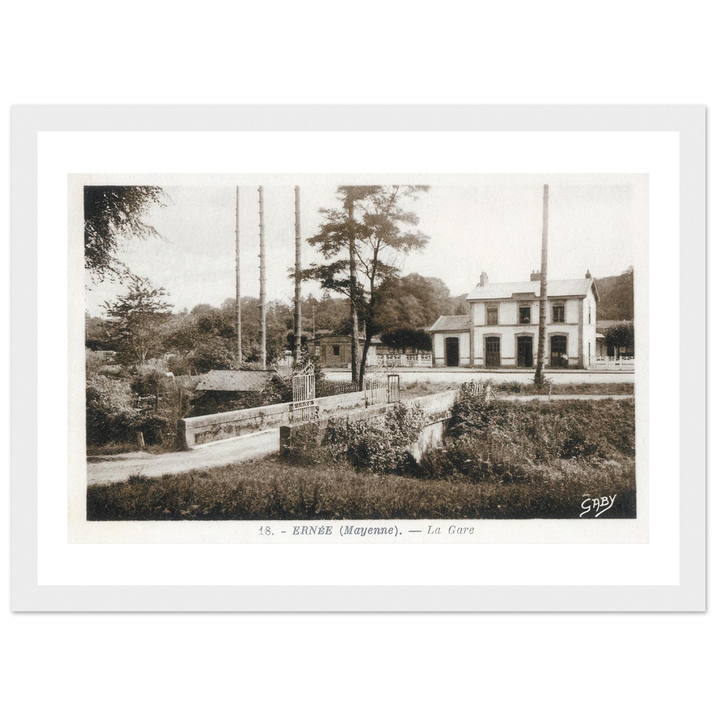 Ernèe (Mayenne) - La gare