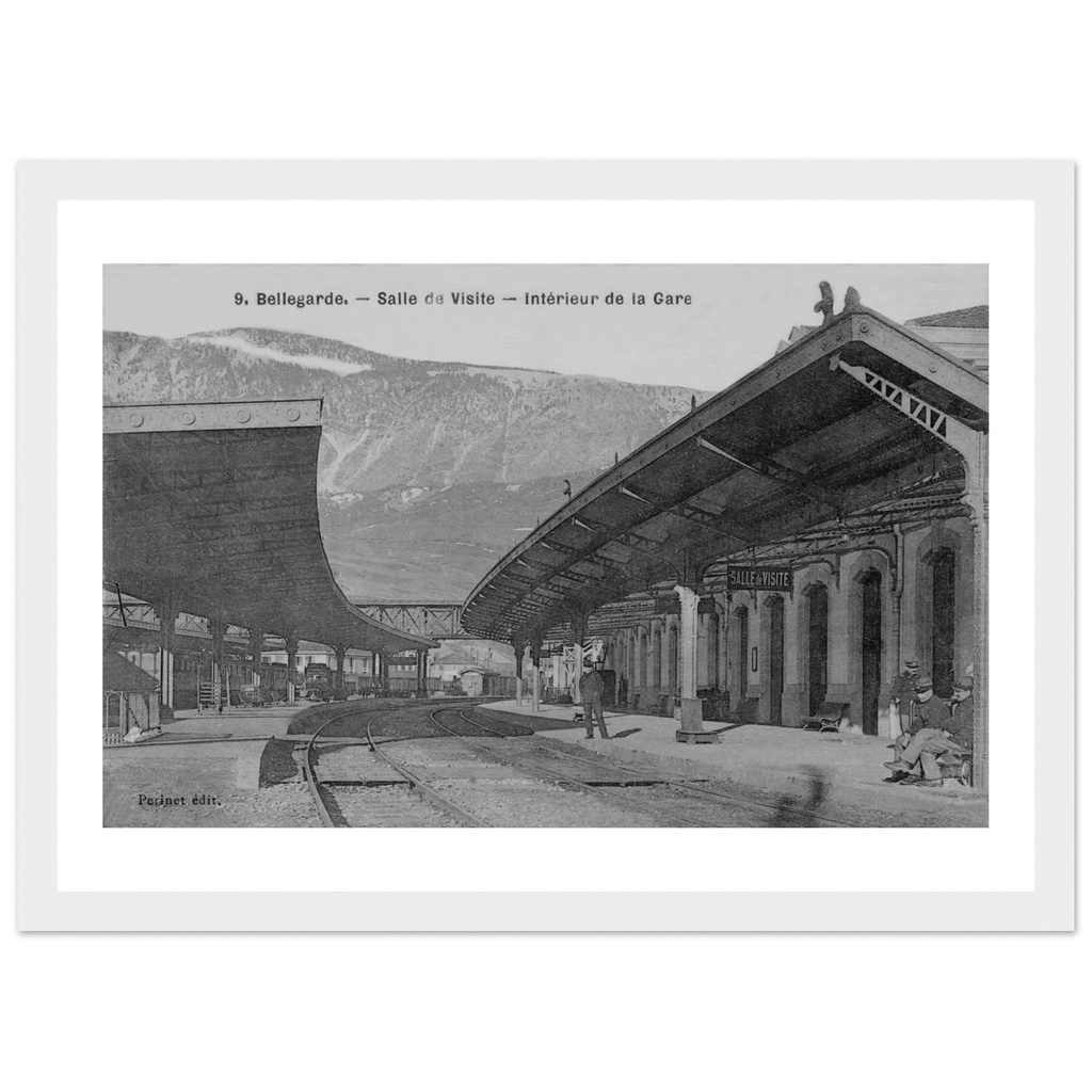 Bellegarde - Salle de Visite - Interieur de la Gare