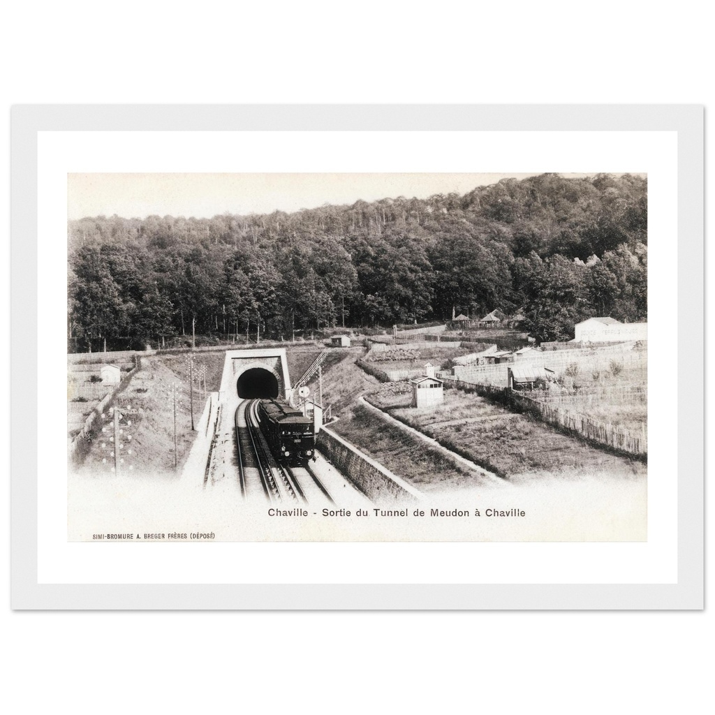 Chaville - Sortie du tunnel de Meudon a Chaville