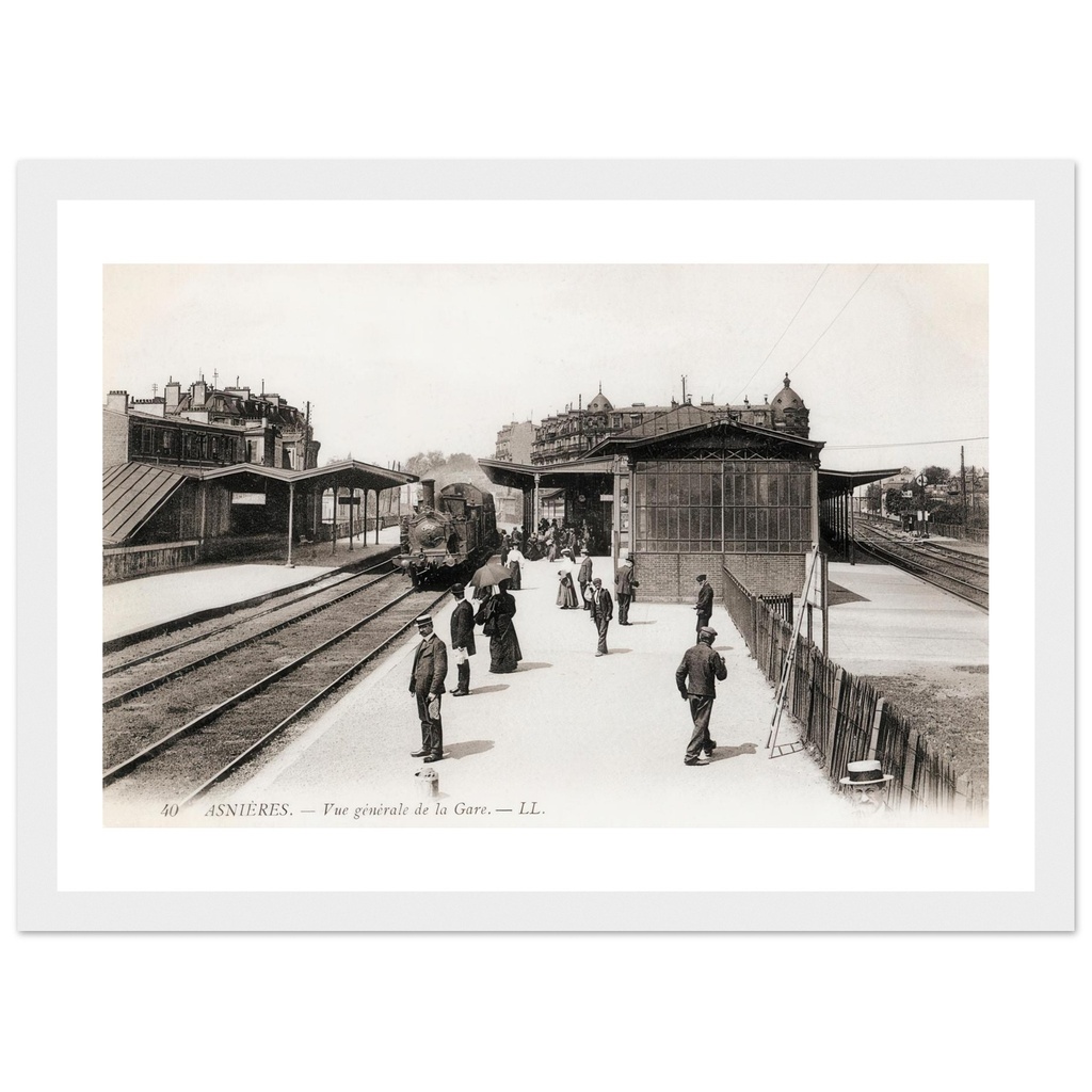 Asnières-sur-Seine - Asniere - Vue generale de la gare