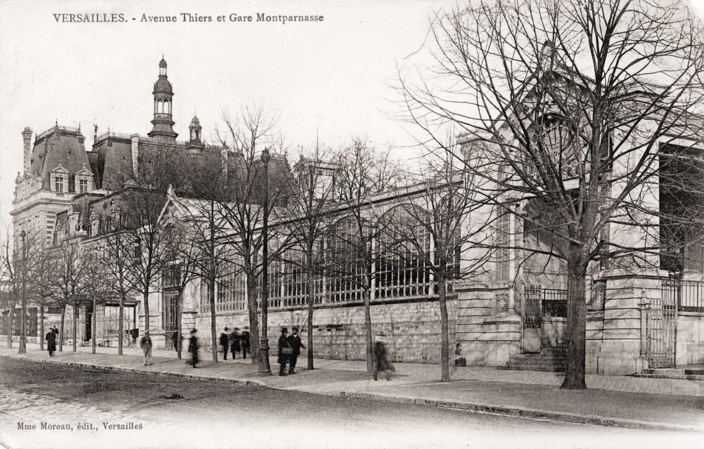 Versailles : Avenue Thiers et Gare Montparnasse
