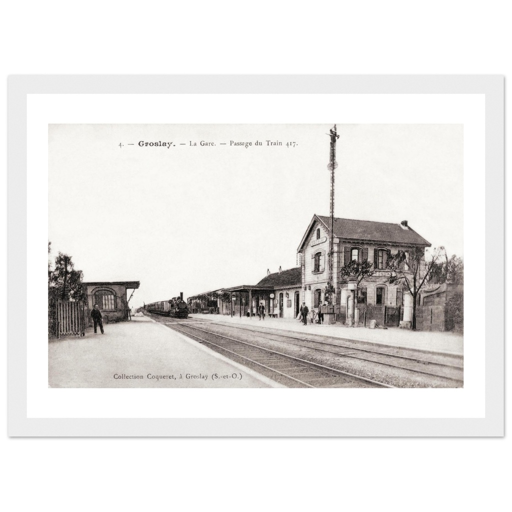 Groslay - La Gare - Passage du Train 417