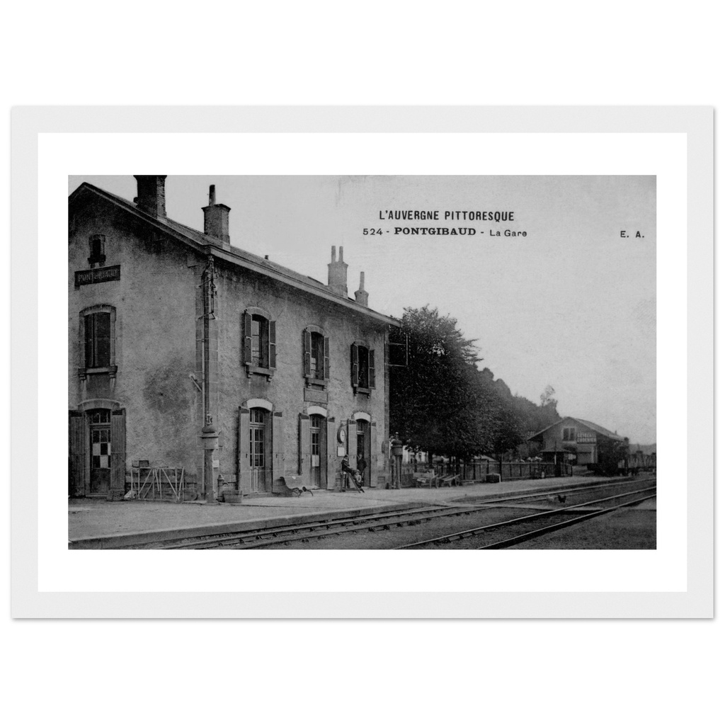 Pontgibaud - La Gare
