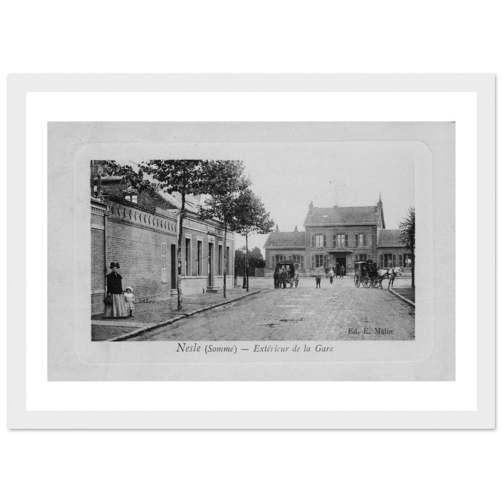 Nesle - Extérieur de la Gare