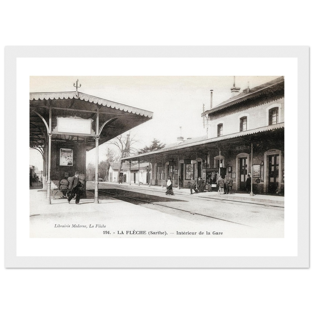 La Fleche (Sarthe) - Interieur de la Gare