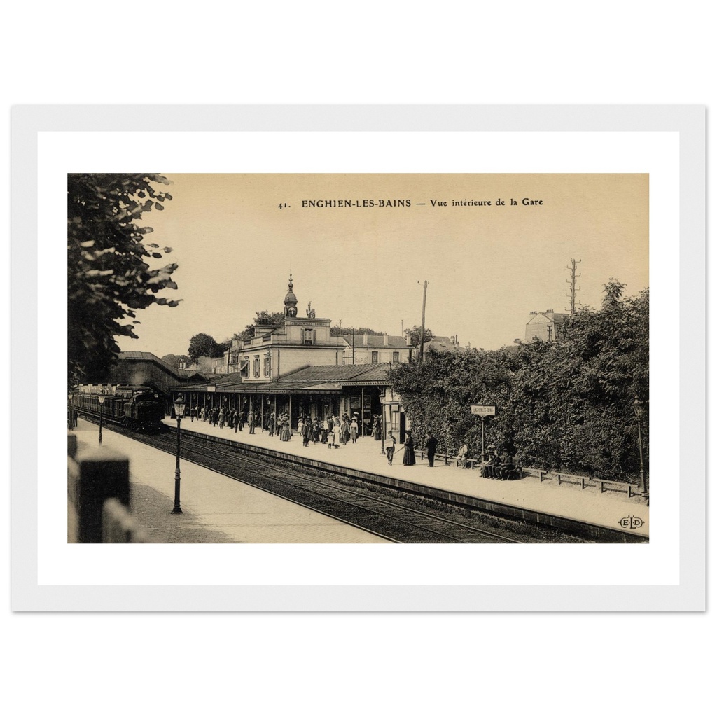 Enghien-les-Bains - Vue interieure de la Gare