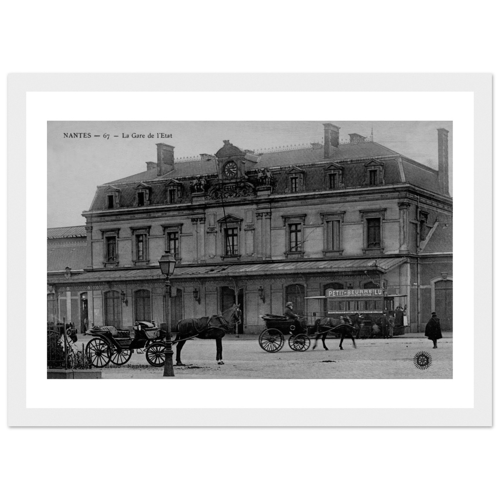 Nantes - la Gare de L'etat
