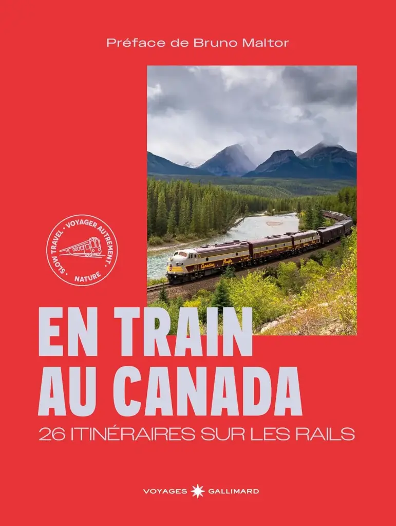 En train au Canada