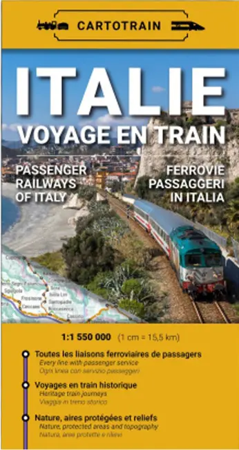 Cartotrain - Carte pour voyager en Italie