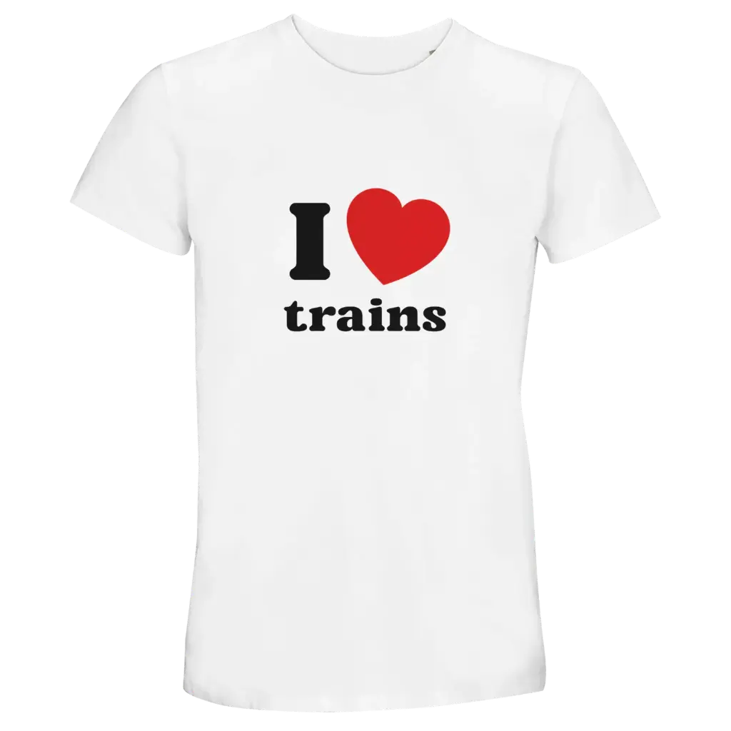 T-shirt "I Love Trains" Taille M