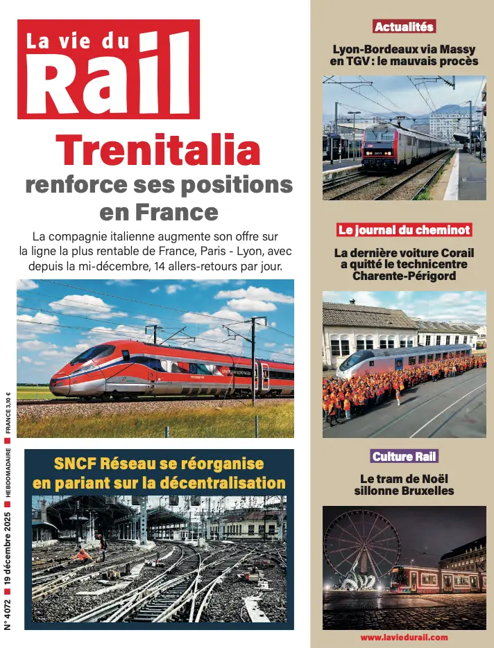 La Vie du Rail (hebdomadaire) N°4072