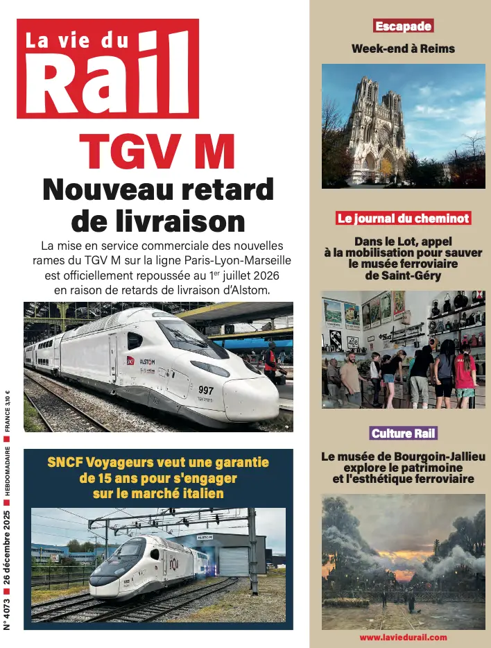 La Vie du Rail (hebdomadaire) N°4073