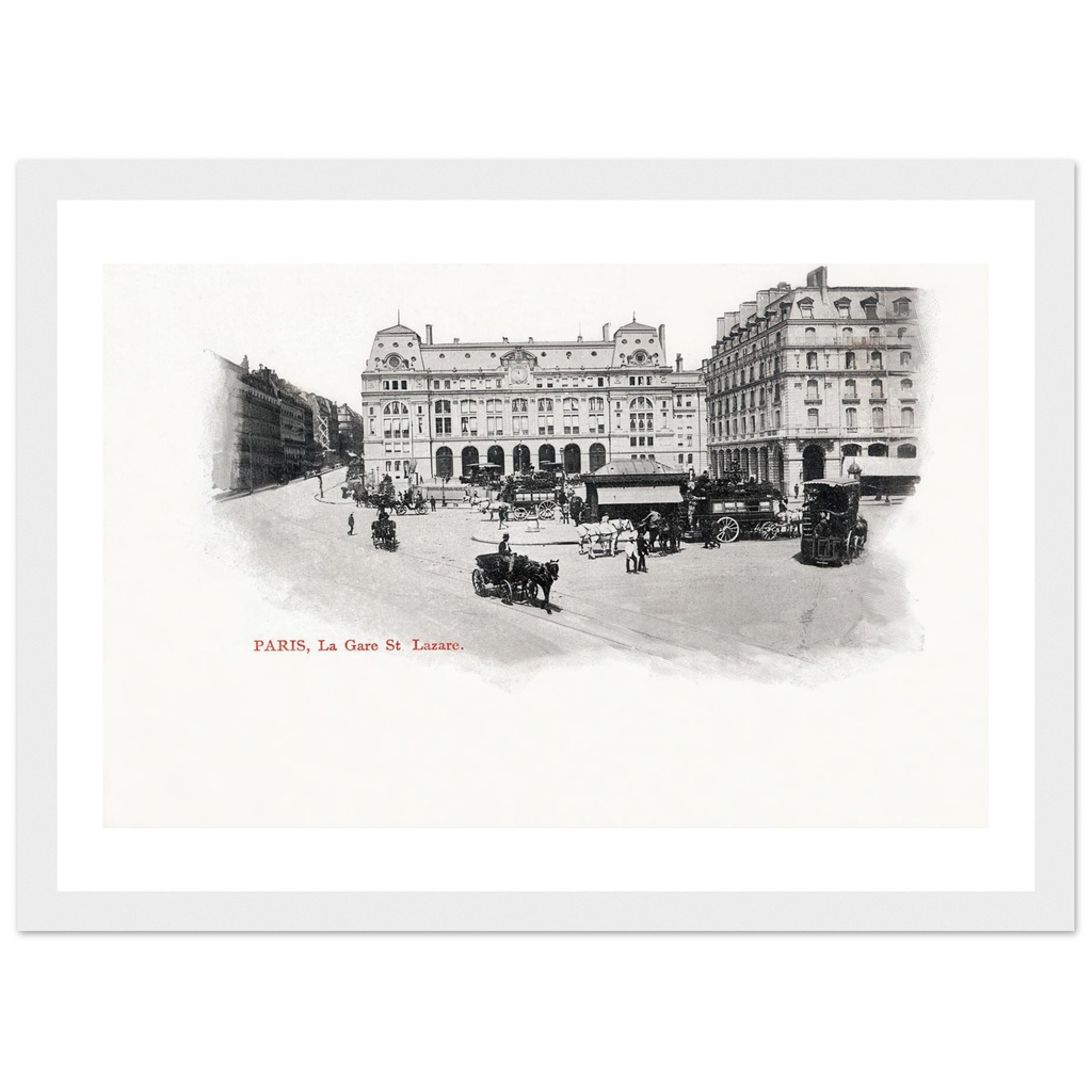 Paris - La Gare St Lazare