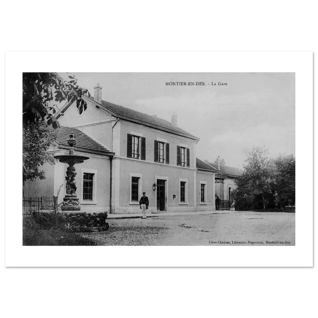 Montierender - Haute Marne - Champagne Ardennes - France       la Gare