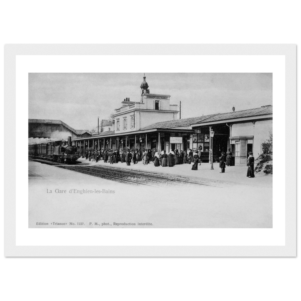 Enghien les Bains, la gare