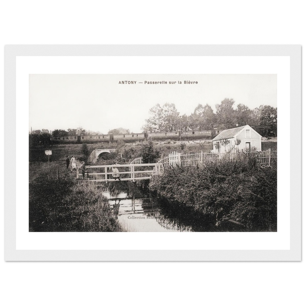 Antony - Passerelle sur la Bievre