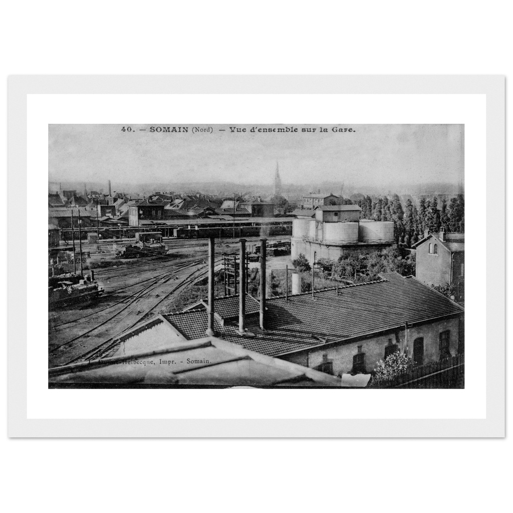 Somain - Vue d'ensemble de la Gare