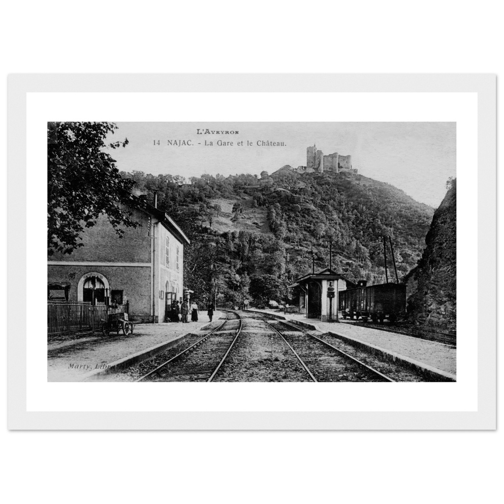 Najac - La Gare et le chateau