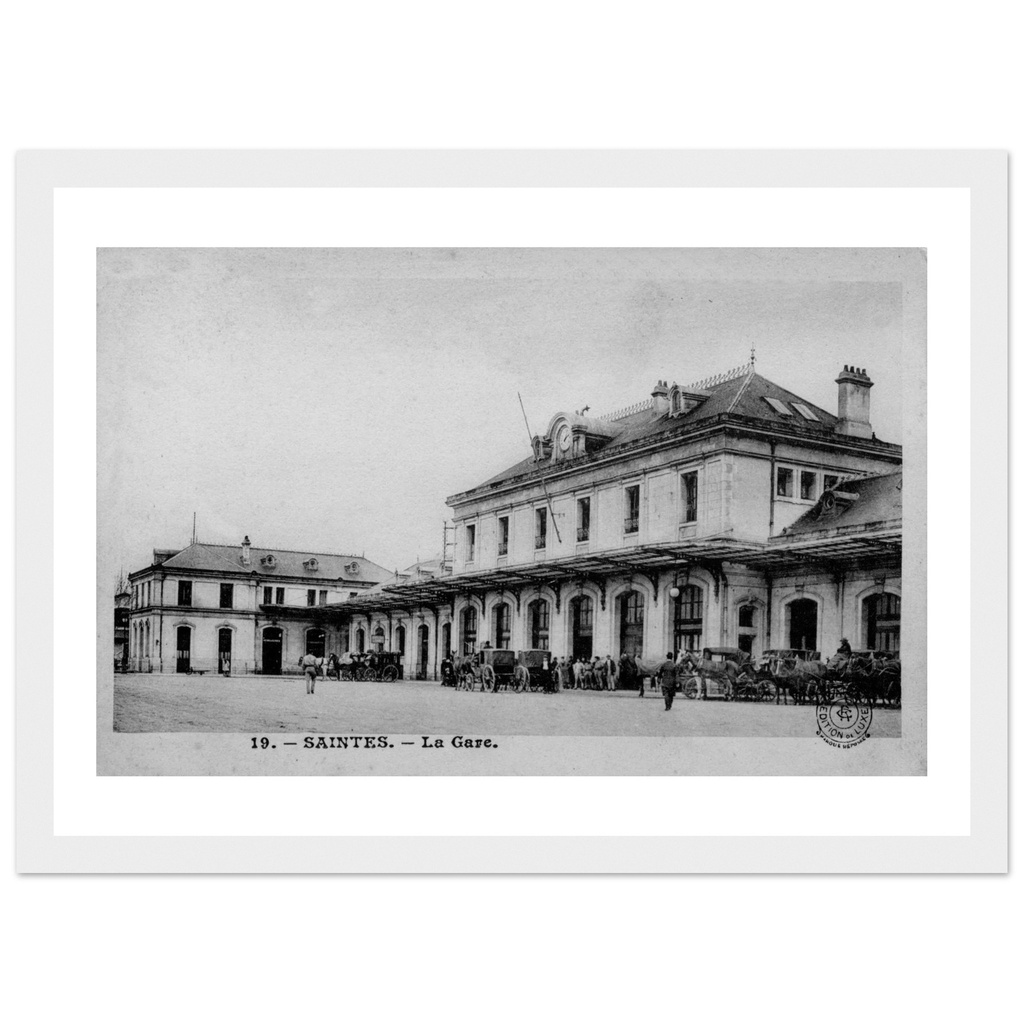 Saintes - la Gare vue exterieure