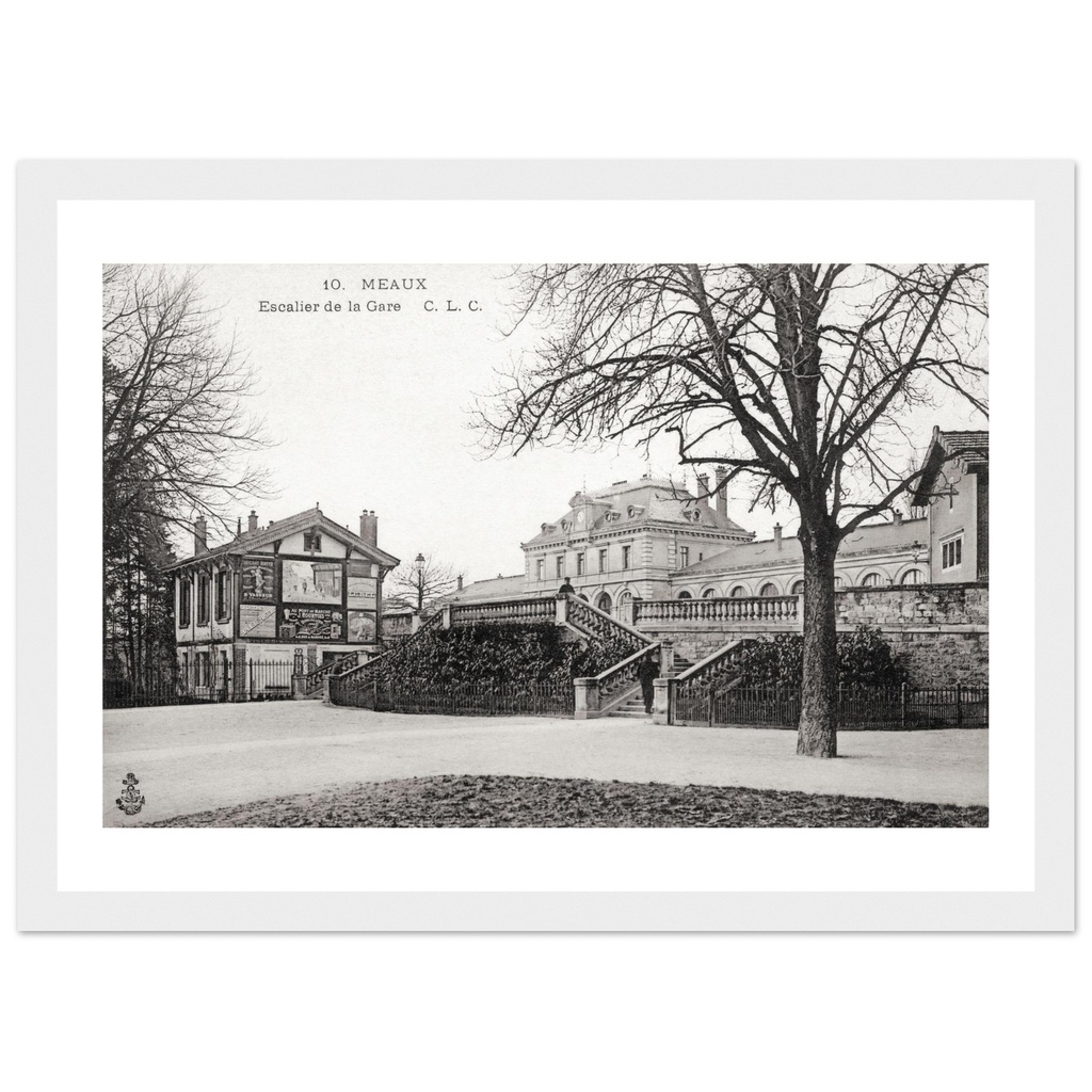 Meaux - Escalier de la gare