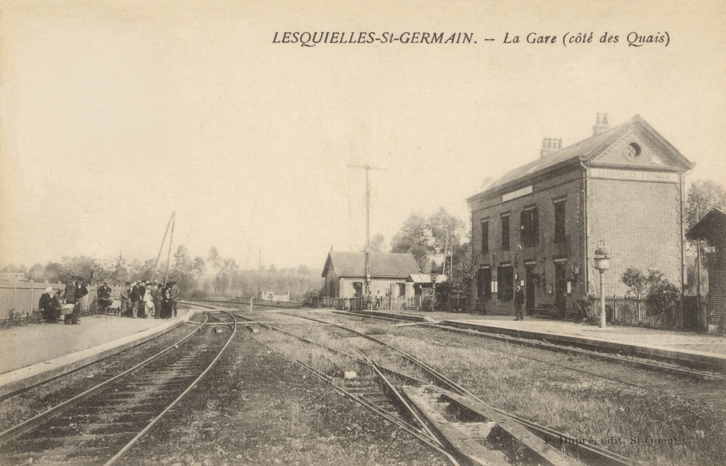 Lesquieles-Saint-Germain - La Gare - cote des Quais