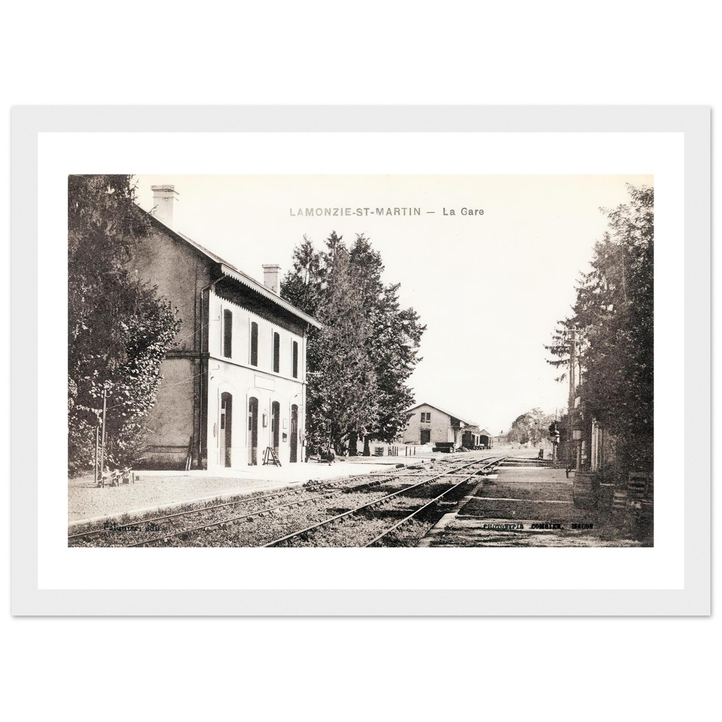 Lamonzie Saint Martin - La gare