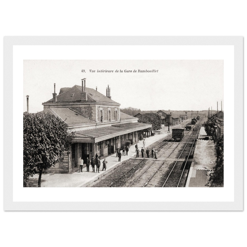 Rambouillet - La Gare, vue interieure