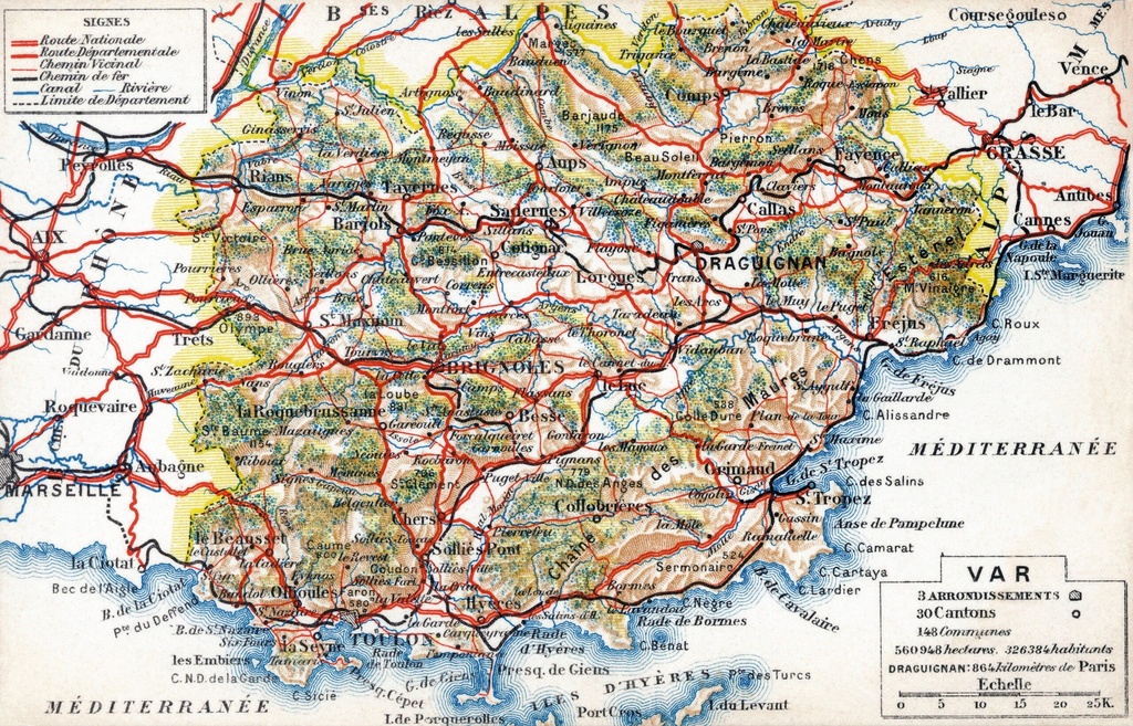 Var - departement      Var - PACA - France